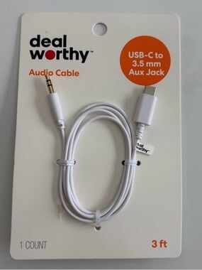 Charging Cable Bundle – USB-C, Lightning & AUX Cables